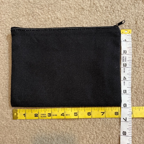 Volleyball Zippered Pouch Black 8x6 – Living That Volleyball Life - Picture 2 of 7